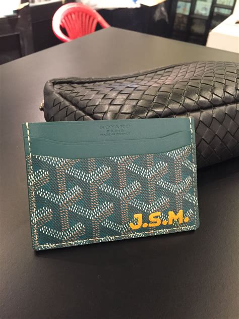 goyard card holder dupe|authentic goyard wallet.